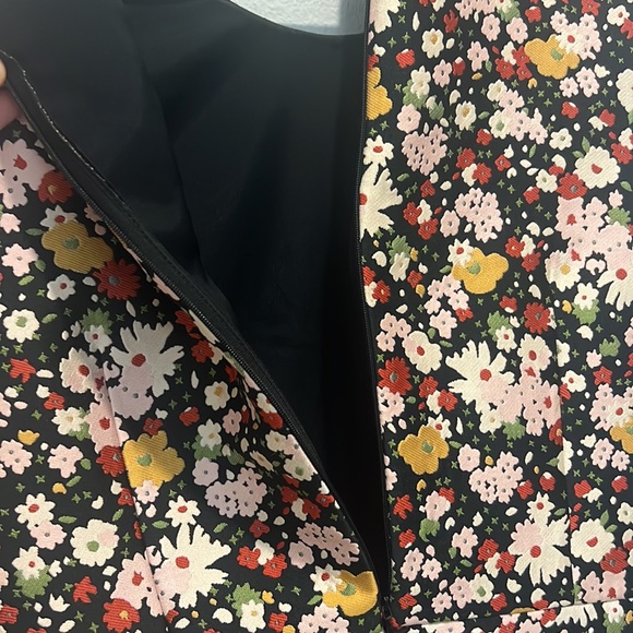 RED VALENTINO Chelsea Sleeveless Micro-Flower Jacquard Minidress Size 46 - Picture 9 of 13